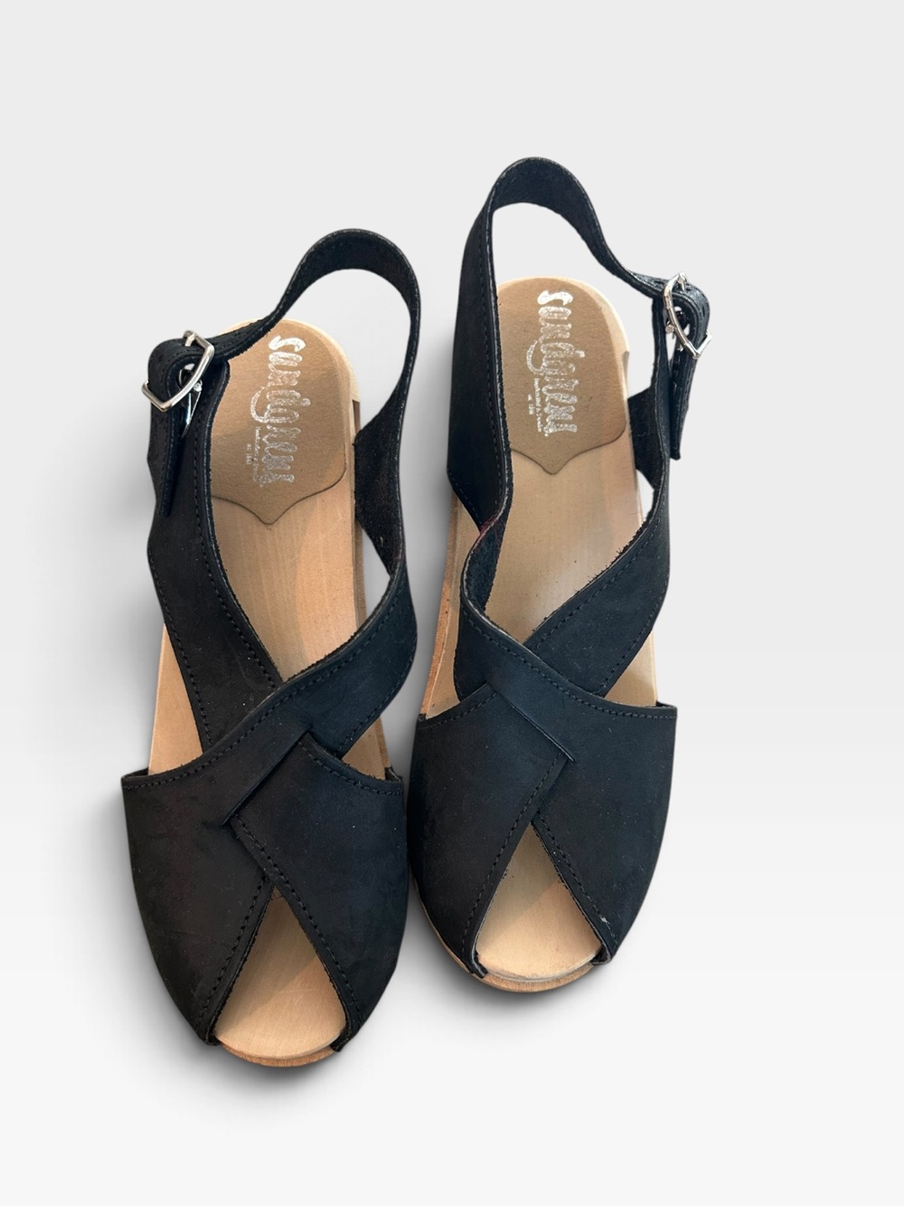 Sandgrens Morocco Cross-Strap Slingback clog size 37